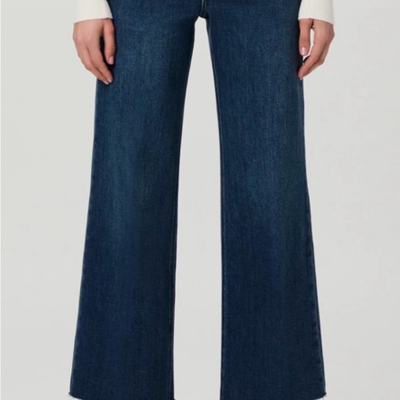 PAIGE Anessa Wide Leg Jean in color: Amoroso, Size 32 - Picture 6 of 16